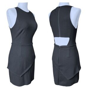 Halston Heritage Cocktail Dress Black Size 0